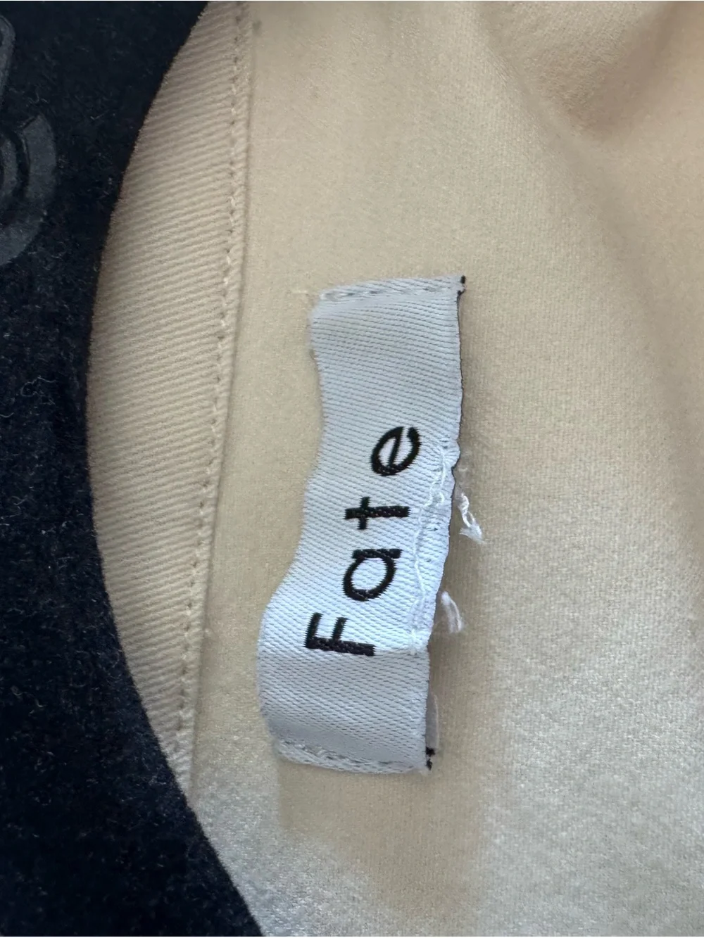 Fate Short-Sleeve Button-Front Mini Dress in Cream - Picture 2 of 2